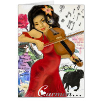 Carte de voeux de Carmen cartes