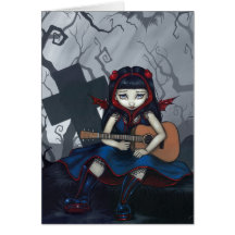 Carte de voeux "de chanson triste triste"