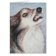 Carte de voeux de chien de Sheltie