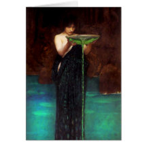 Carte de voeux de Circe Invidiosa de château d'eau