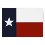 Carte de voeux de drapeau du Texas