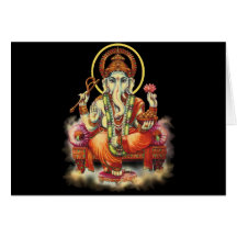 Carte de voeux de Ganesh