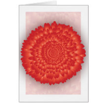 Carte de voeux de "Gerbera" de beautés de jardin