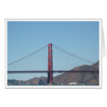 Carte de voeux de golden gate bridge