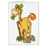 Carte de voeux de jour de Cheval-St Patrick chance cartes