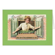 Carte de voeux de jour de St Patricks