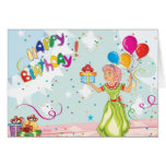 Carte de voeux de joyeux anniversaire