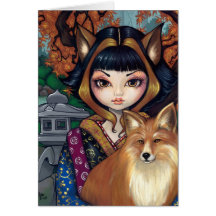 Carte de voeux de "Kitsune"