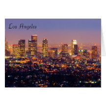Carte de voeux de Los Angeles