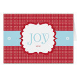 Carte de voeux de Noël de joie
