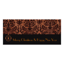 Carte de voeux de nouvelle année cartons d'invitation