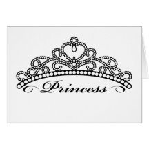 Carte de voeux de princesse Tiara