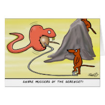 Carte de voeux de serpent