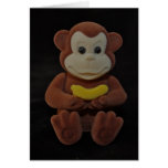 Carte de voeux de singe