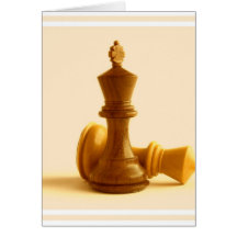 Carte de voeux d'échec et mat d'échecs