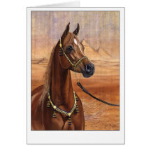 Carte de voeux égyptienne de cheval de princesse A