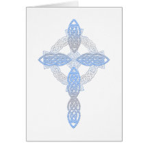 Carte de voeux élégante de croix de perle