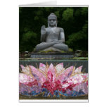 Carte de voeux en cristal de Bouddha