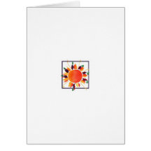 Carte de voeux heureuse de Sun