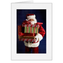 Carte de voeux humoristique du père noël
