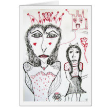 Carte de voeux - illustration de stylo - Alice - i