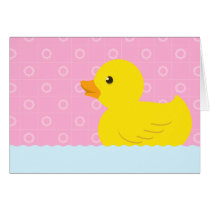 Carte de voeux mignonne en caoutchouc cartes