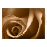 Carte de voeux rose d'automne cartes