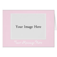 Carte de voeux rose de cadre de tableau de photo d
