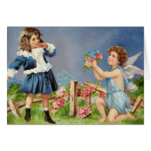Carte de voeux vintage de Valentine