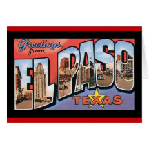 Carte d'El Paso le Texas