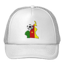 Carte des cadeaux de ballon de football du Camerou Casquettes