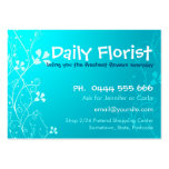 Carte d'importante affaire de BlueyFlora Cartes De Visite Personnelles