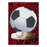 Carte d'invitation de ballon de football