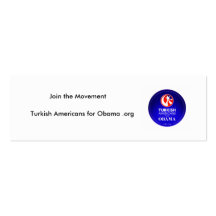 Carte d'Obama Carte De Visite