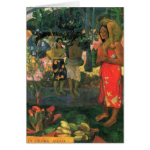 Carte d'Orana Maria" - Paul Gauguin "de La