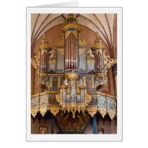 Carte d'organe de cathédrale de Frombork