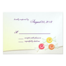 Carte douce de réponse de bat mitzvah de sucrerie invitations personnalisées