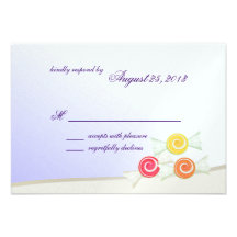 Carte douce de réponse de bat mitzvah de sucrerie cartons d'invitation