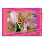 Carte du jour de mère d'Alstroemeria