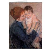 Carte du jour de mère - Mary Cassatt