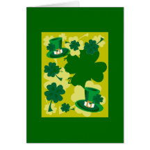 Carte du jour de St Patrick heureux