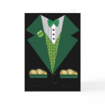carte du jour de St Patrick irlandais de smoking cartes