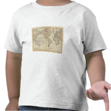 Carte du monde 3 t-shirts