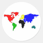 Carte du monde adhésifs