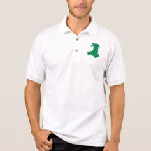 Carte du Pays de Galles T-shirt
