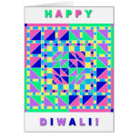 Carte en pastel de Rangoli Diwali
