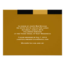 Carte faite sur commande de déjeuner de Jake Cartons D'invitation