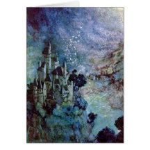 Carte féerique de beaux-arts d'Edmund Dulac de ter