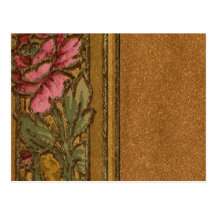 Carte florale de frontière de 1920 papiers peints  cartes postales