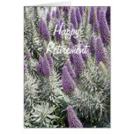 Carte florale de retraite